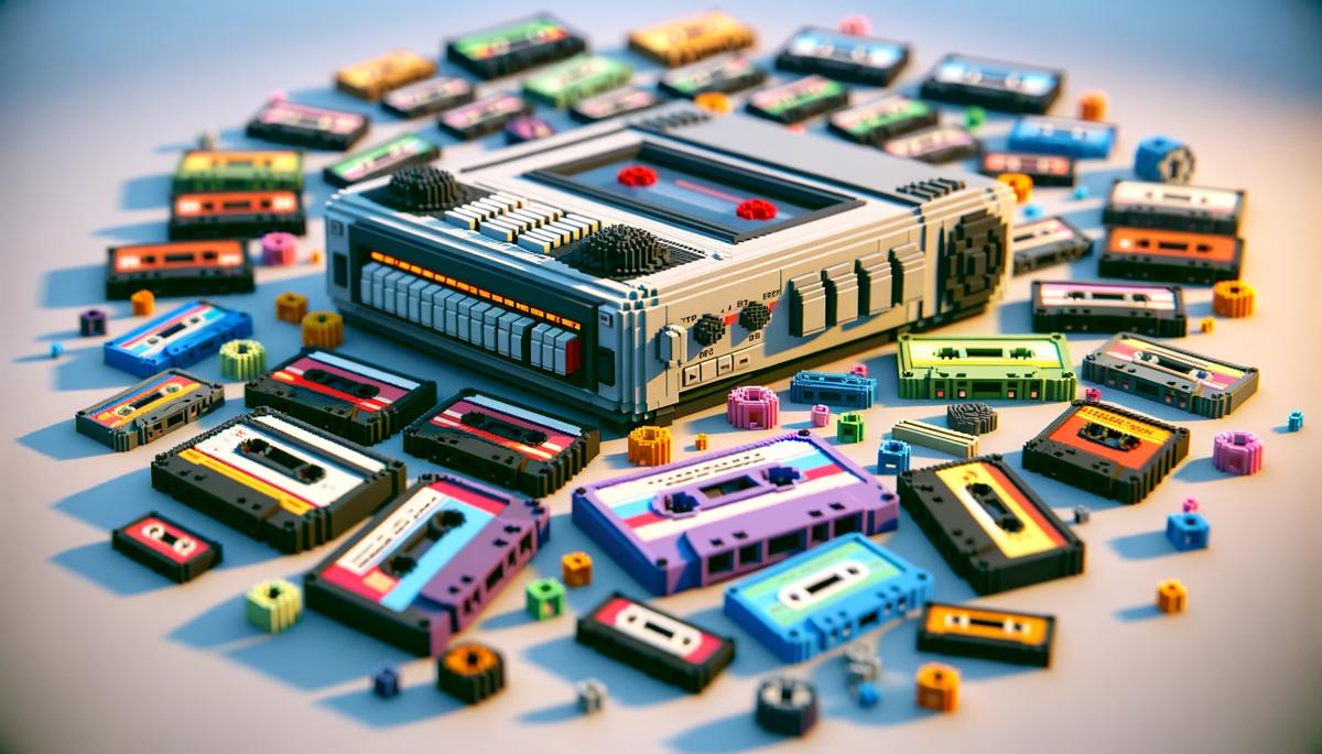 3d voxel art 2 by dalle 3