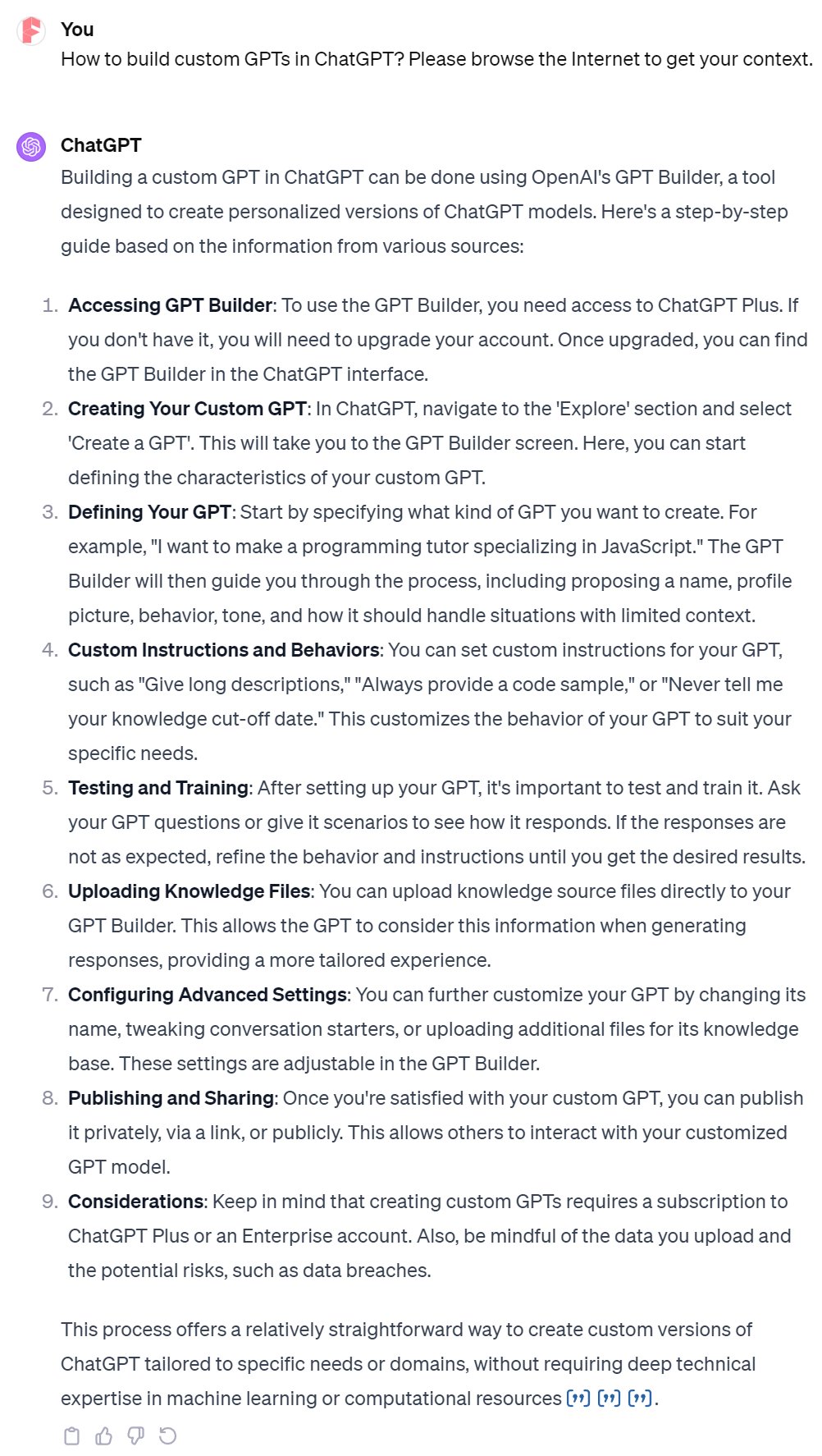 ask gpt 4 what is custom gpts 2